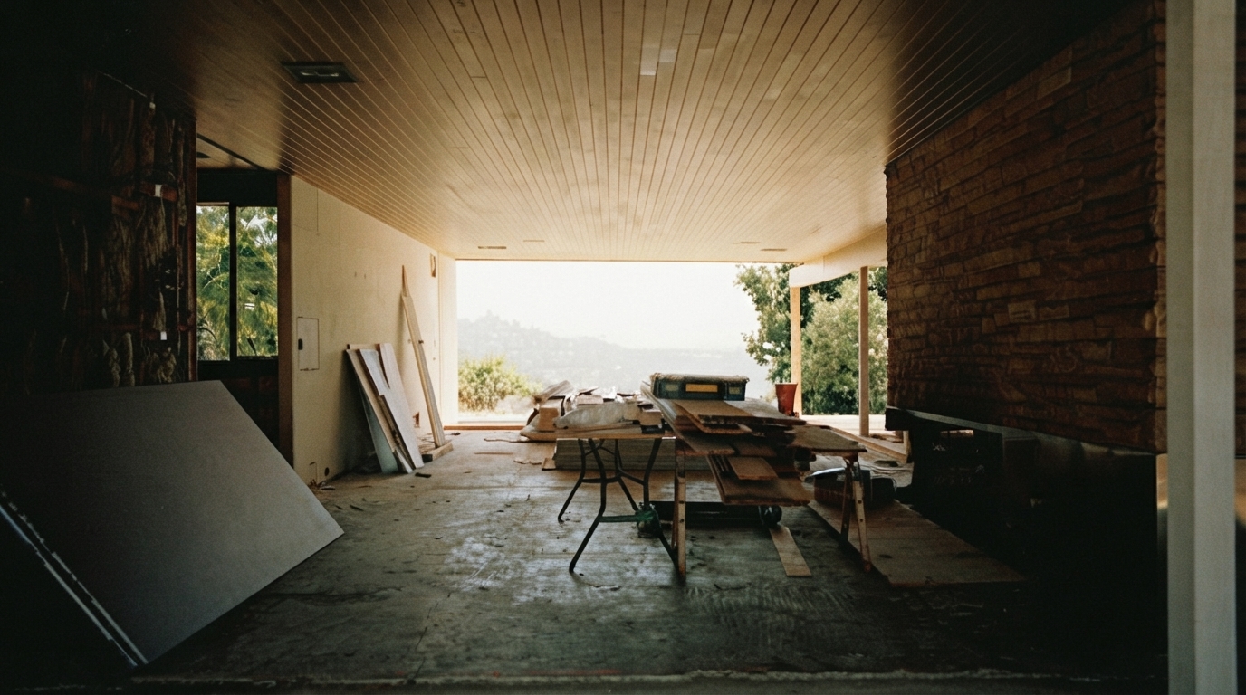 Editorial illustration for How to Blend Architectural Salvage Into a Modern Home Without Losing the Clean Lines